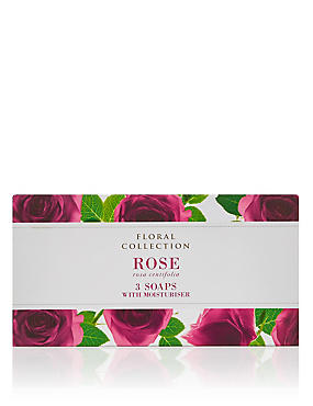 Rose Trio of Soaps