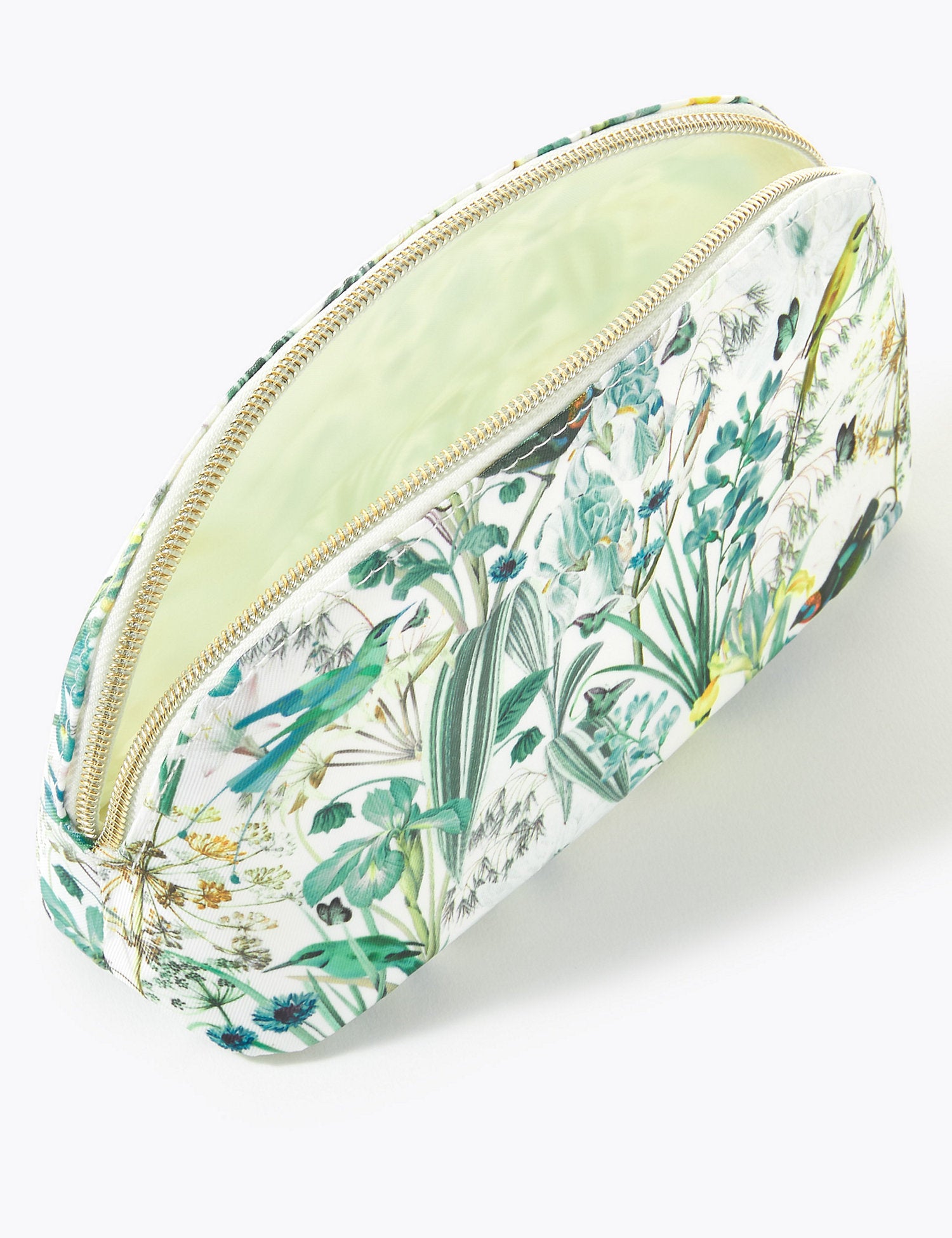 Printed Botanical Make-up Bag