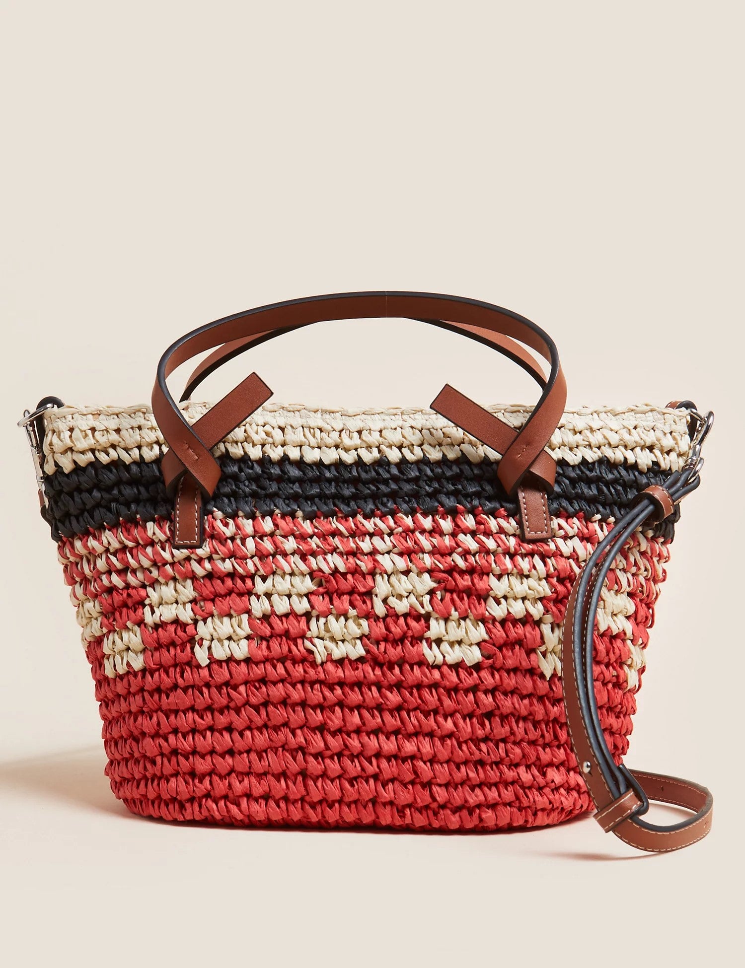 Straw Mini Tote Bag