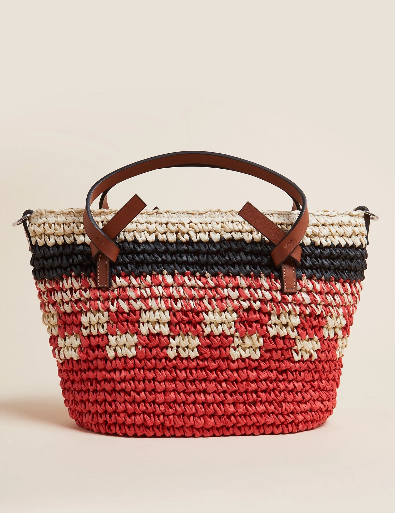 Straw Mini Tote Bag