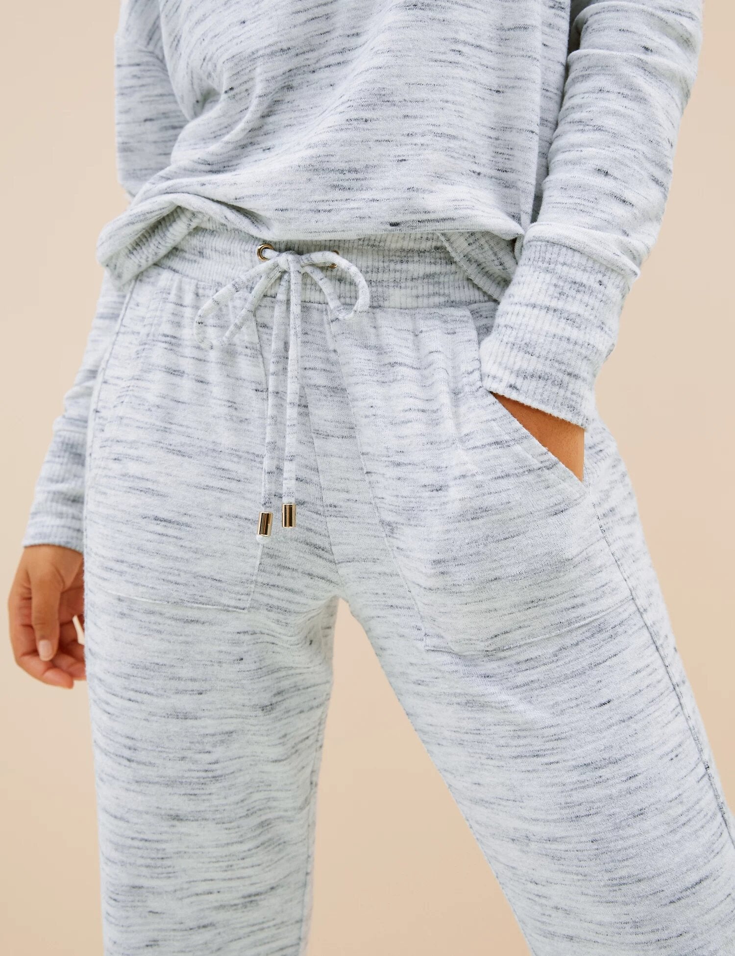 Cosy Knit Lounge Cuff Joggers