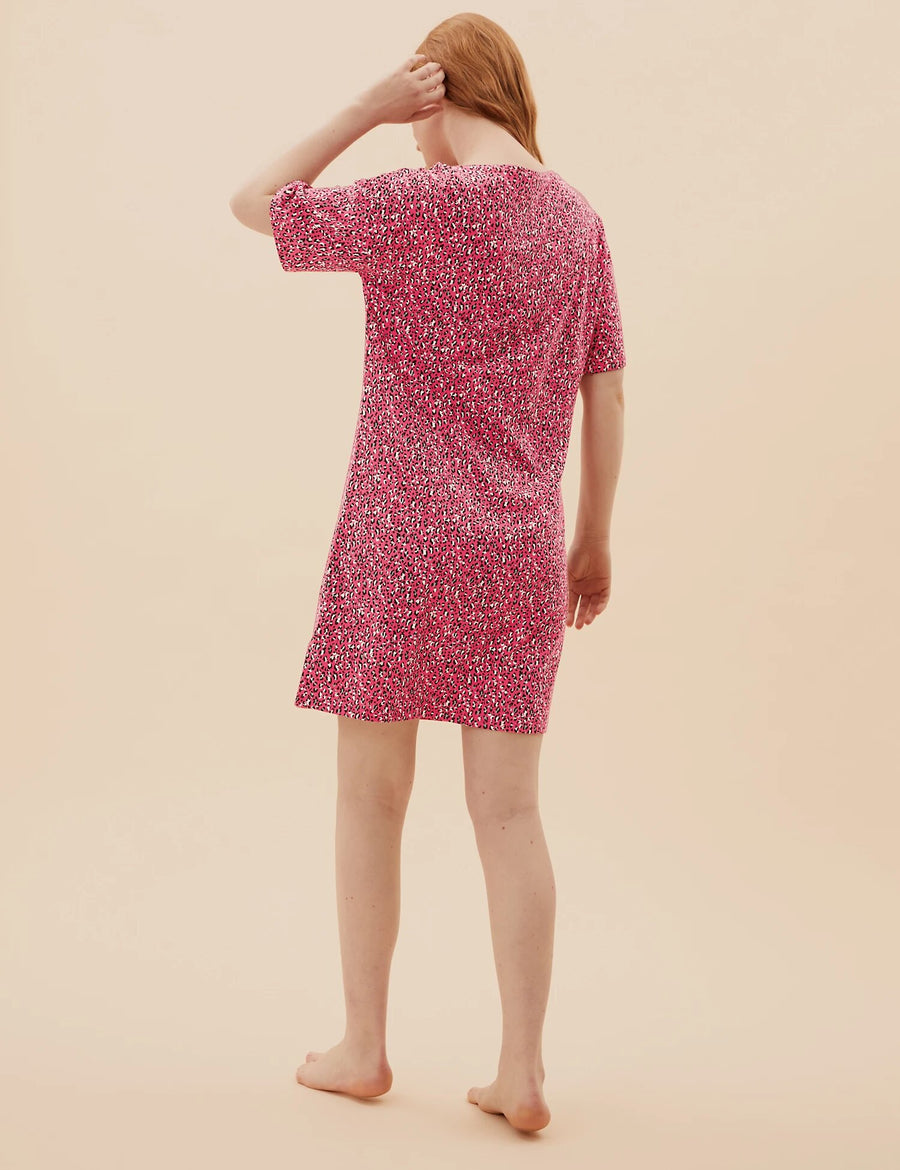 Pure Cotton Animal Short Nightdress