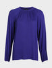 Long Sleeve Rouch Neck Top