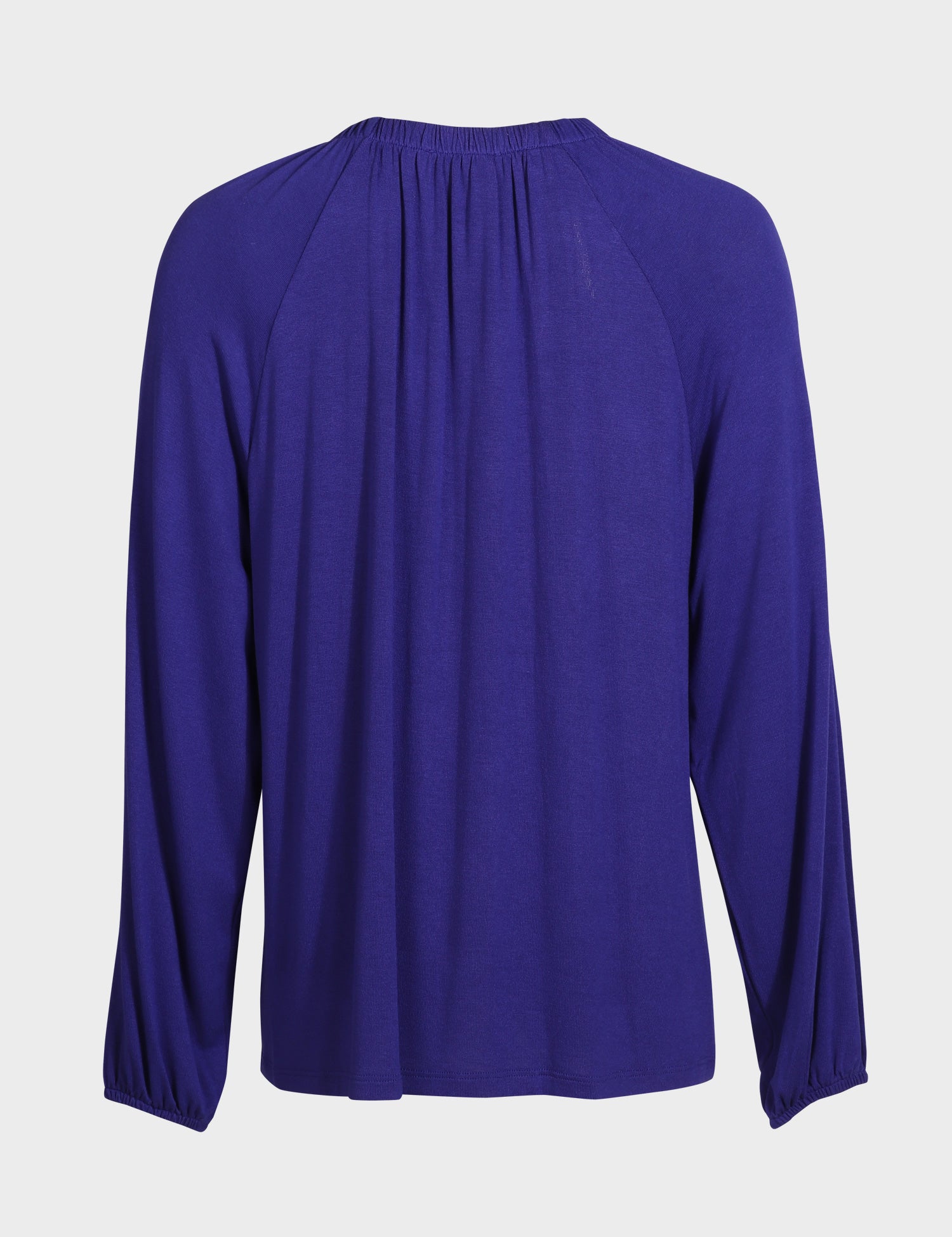 Long Sleeve Rouch Neck Top