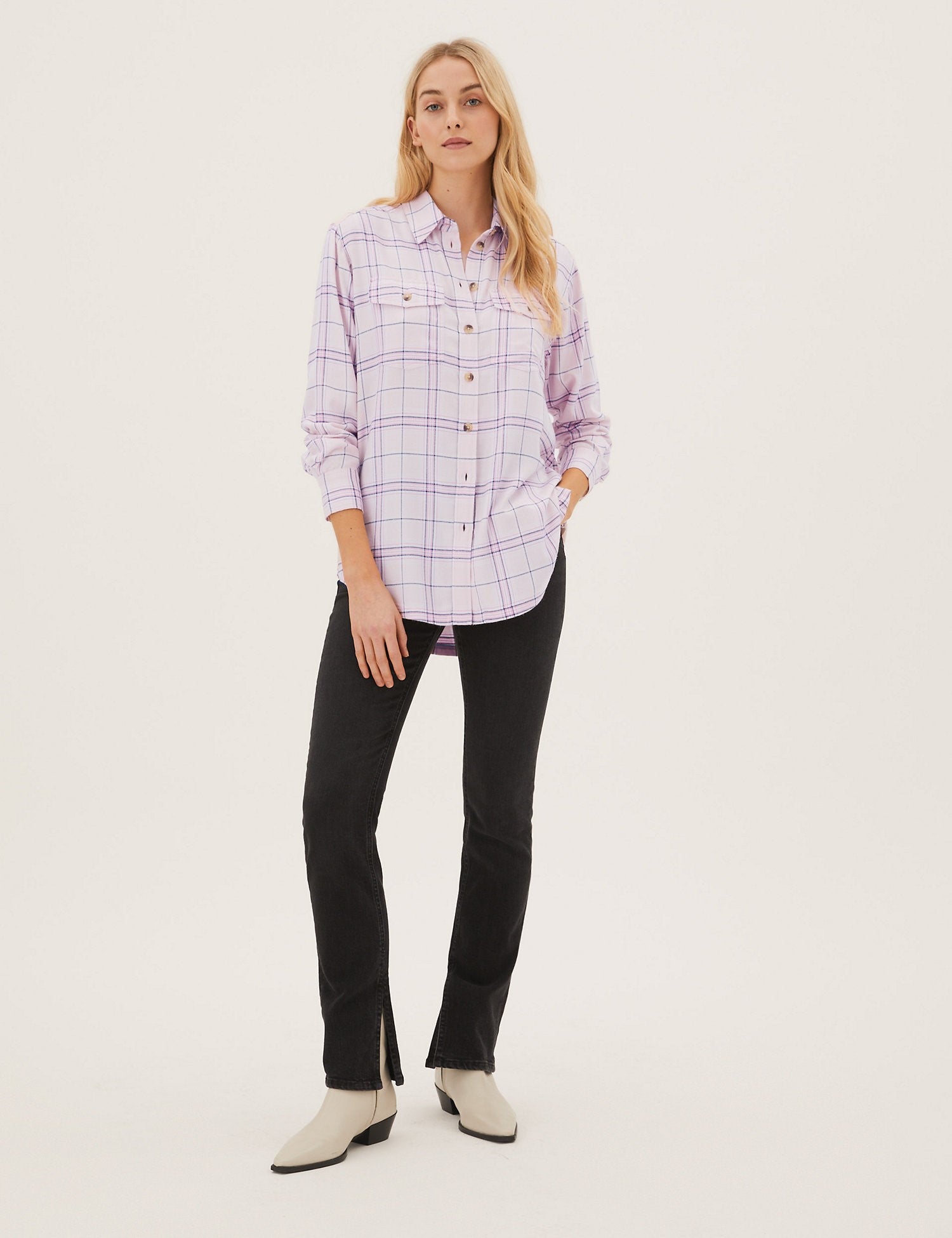 Checked Regular Fit Long Sleeve Shirt