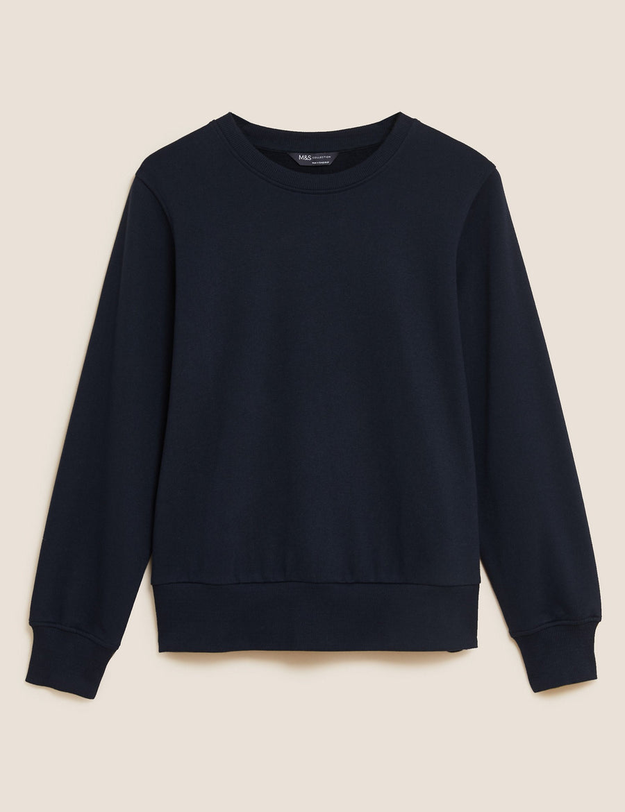 The Cotton Rich Crew Neck Sweatshirt