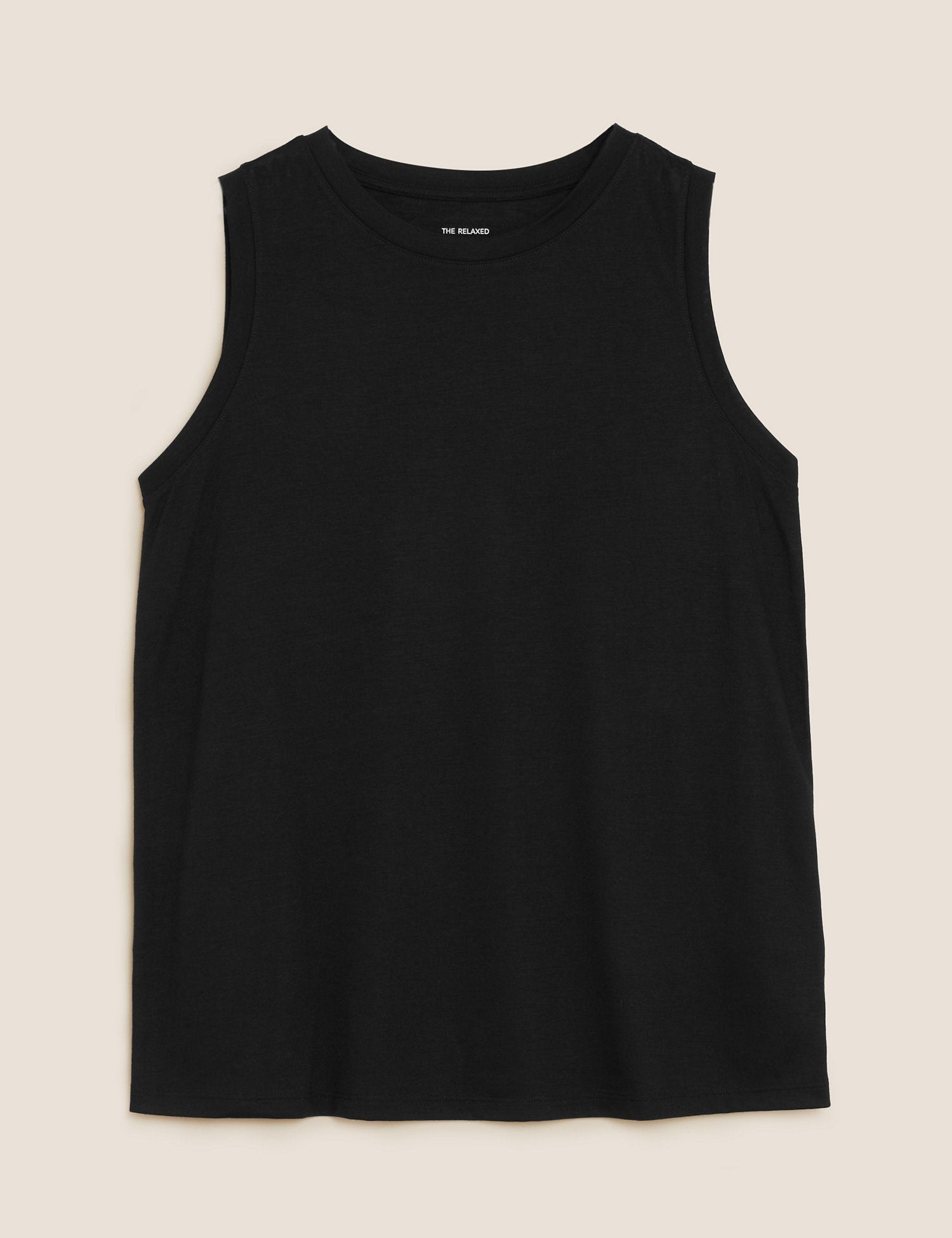 Crew Neck Sleeveless Vest Top