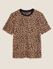 Pure Cotton Animal Print T-Shirt