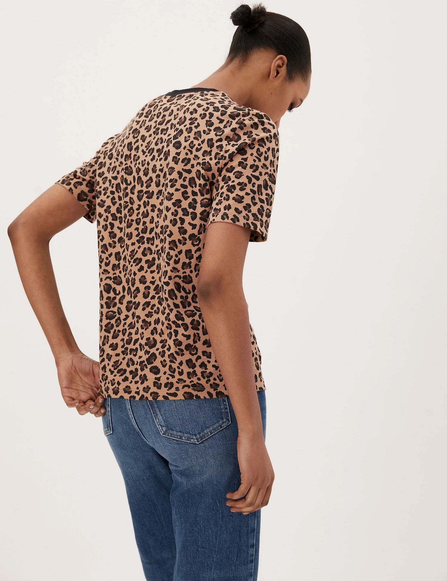 Pure Cotton Animal Print T-Shirt