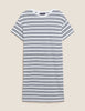 Pure Cotton Striped T-Shirt Dress