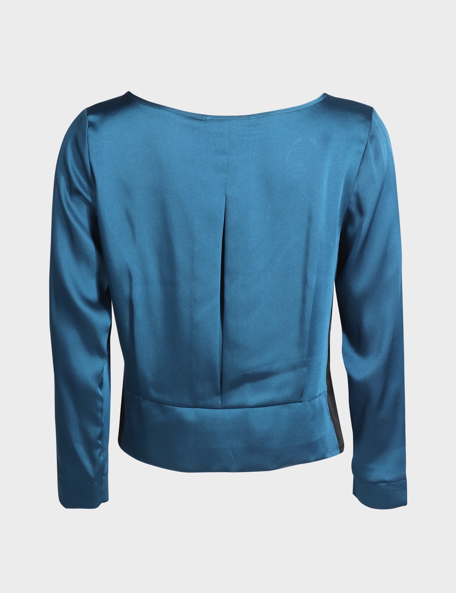 Long Sleeve Shell Satin