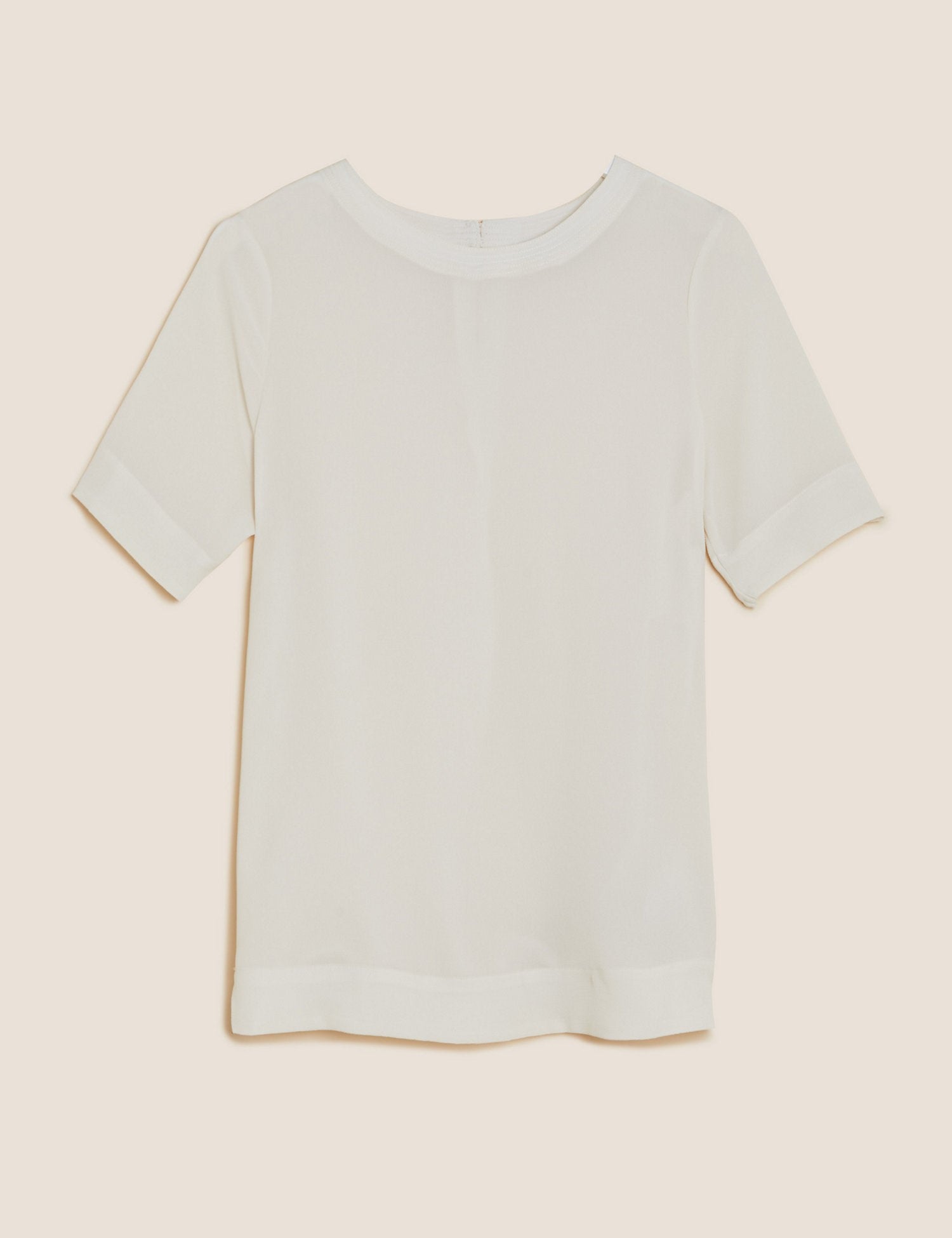 Textured Short Sleeve Top