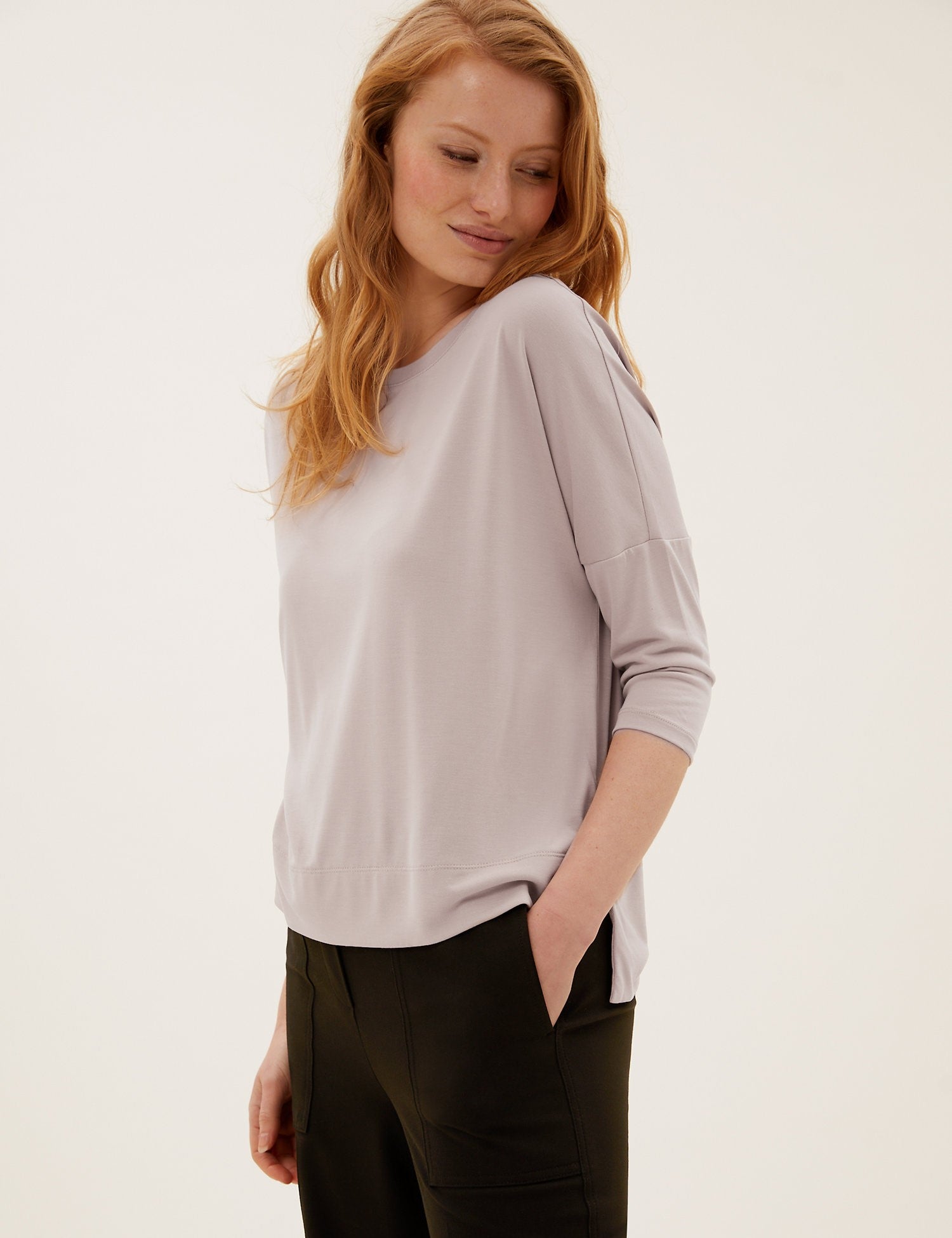 Modal Rich Regular Fit Boxy Top