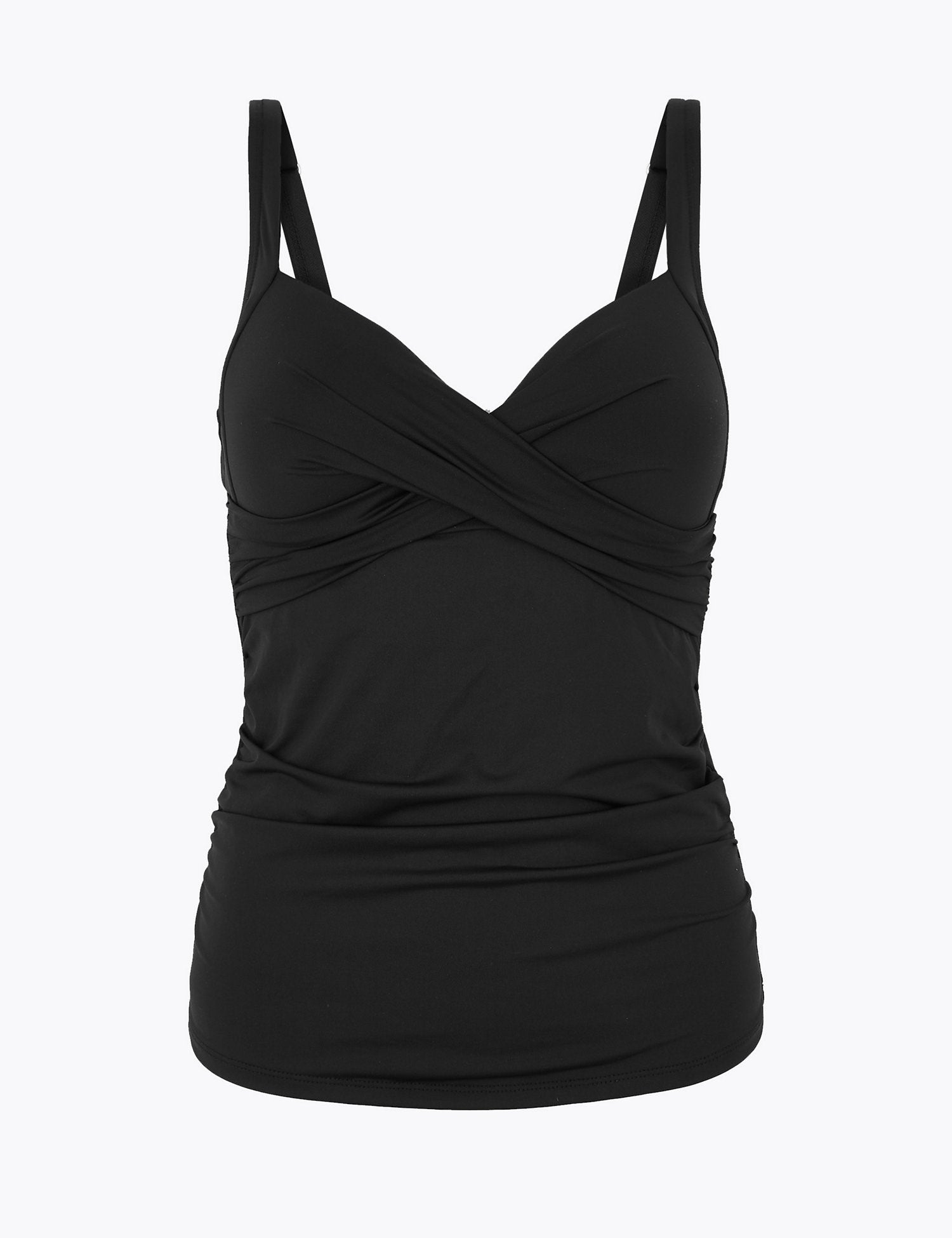 Tummy Control Plunge Tankini Top