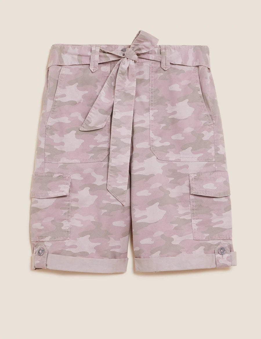 Tencel™ Rich Cargo Shorts