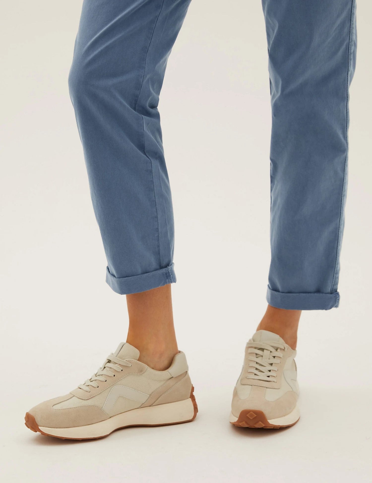 Cotton Rich Tapered Ankle Grazer Chinos