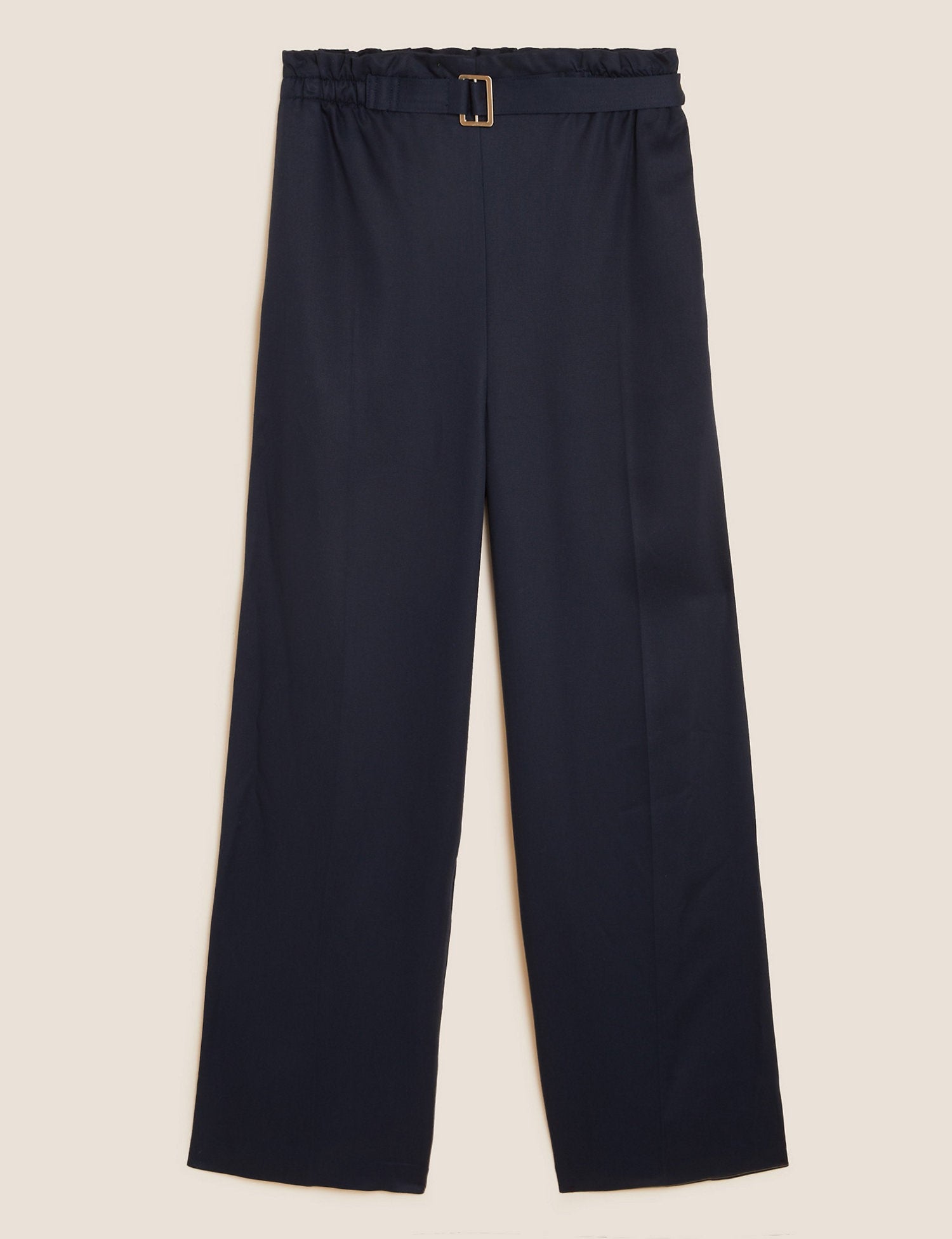 Pure Tencel™ Belted Wide Leg Trousers