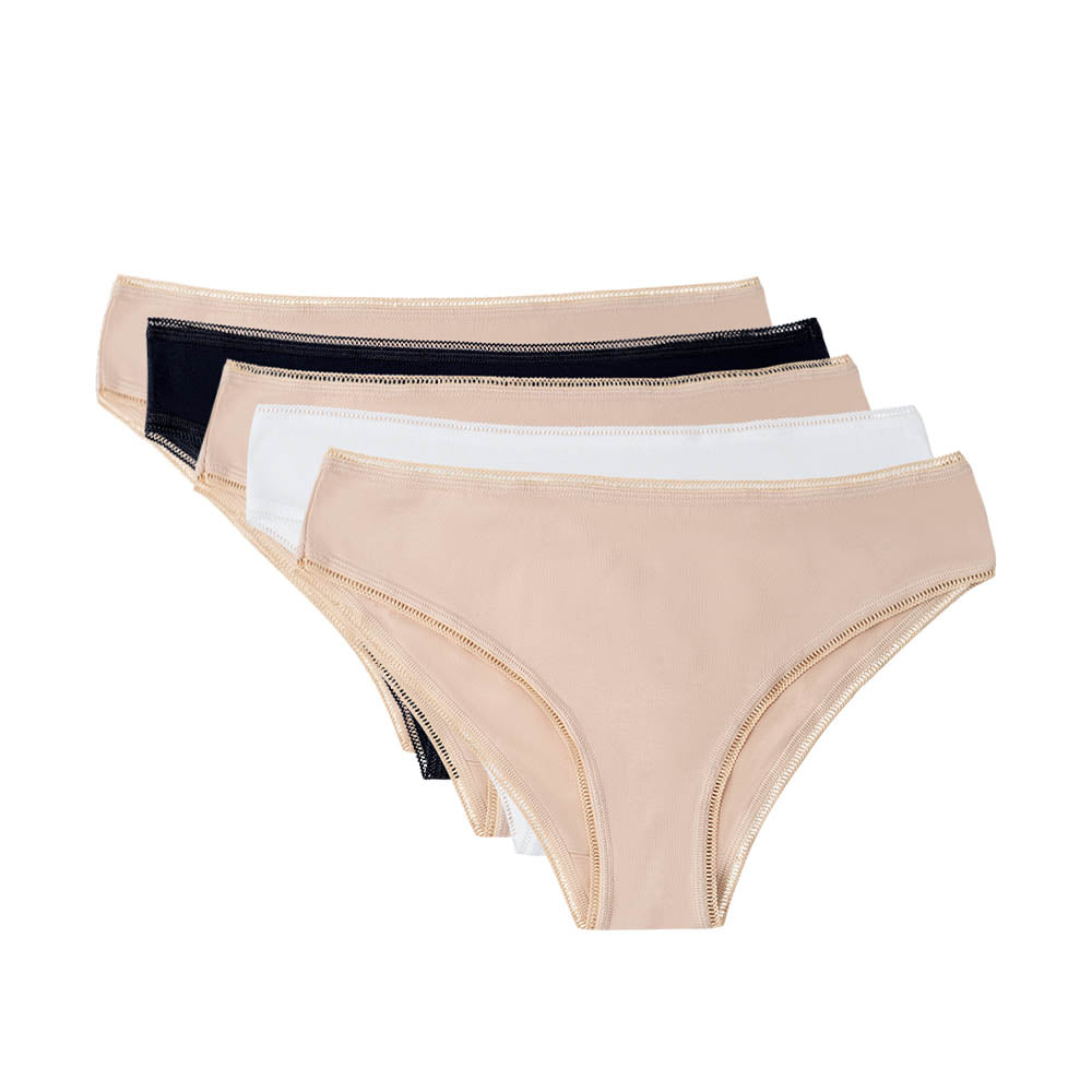 Stock 6 Pieces Lot Womens Briefs Brazilian Underwear Microfibre