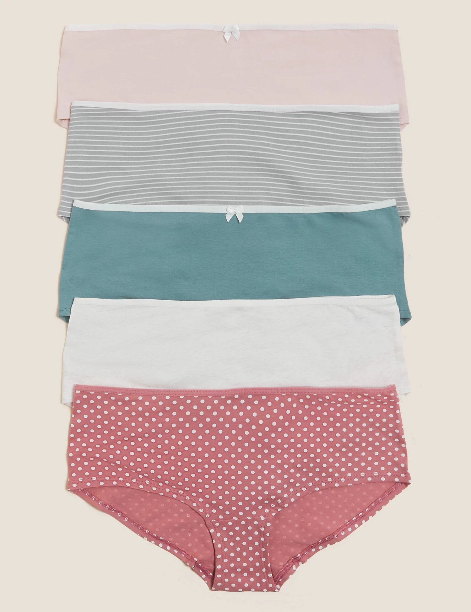 5pk Cotton Lycra® Knicker Shorts