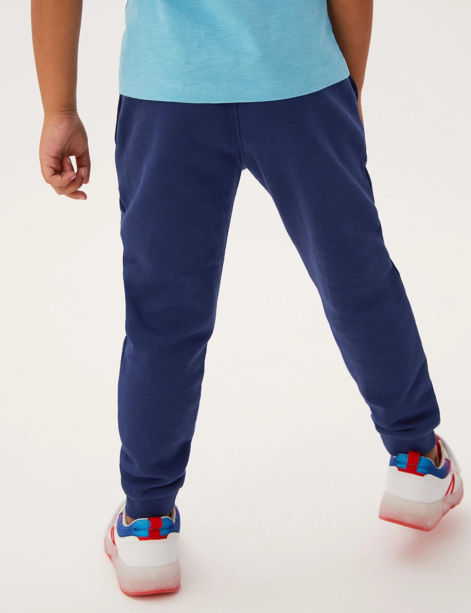 Cotton Rich Plain Joggers