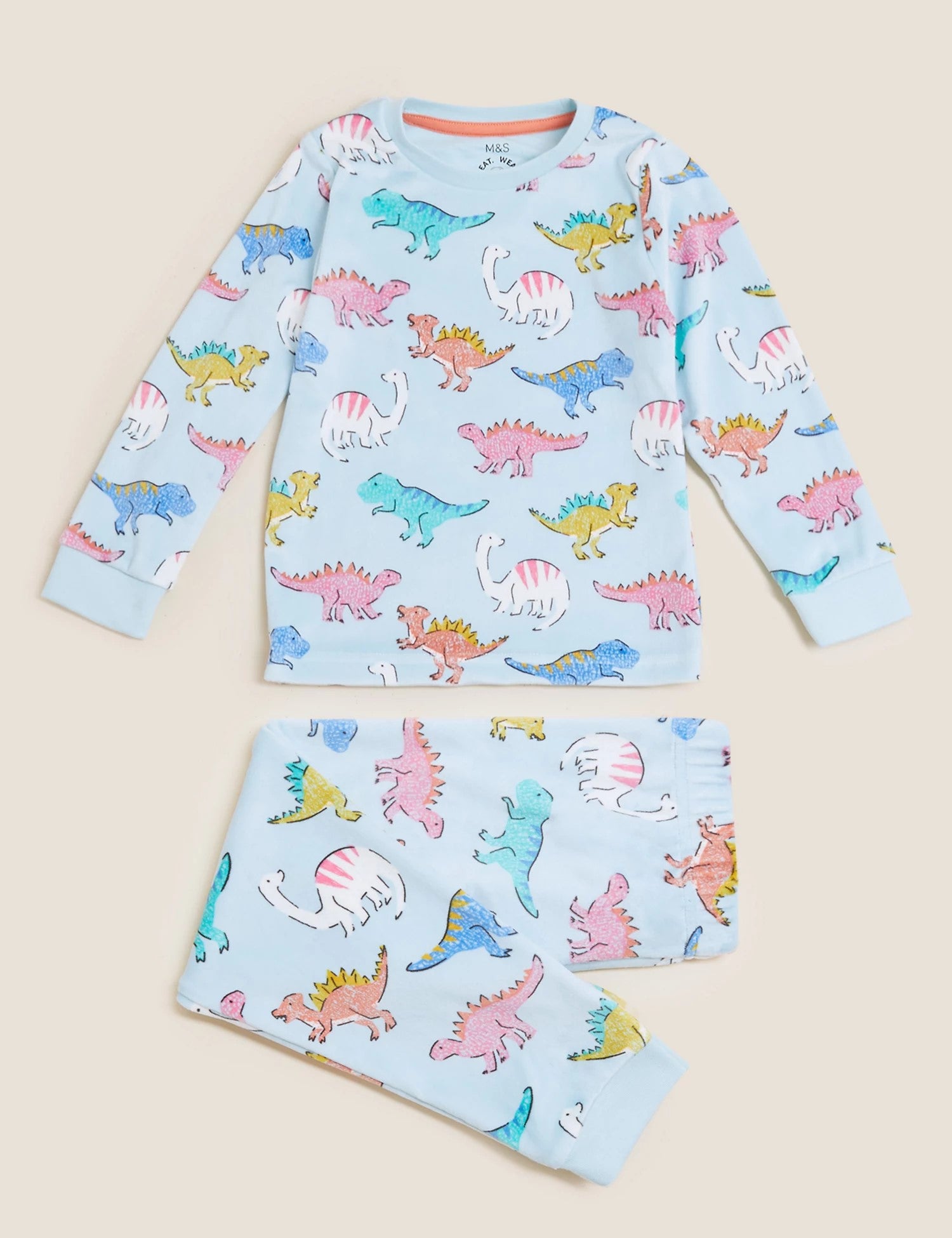 Velour Dinosaur Pyjamas