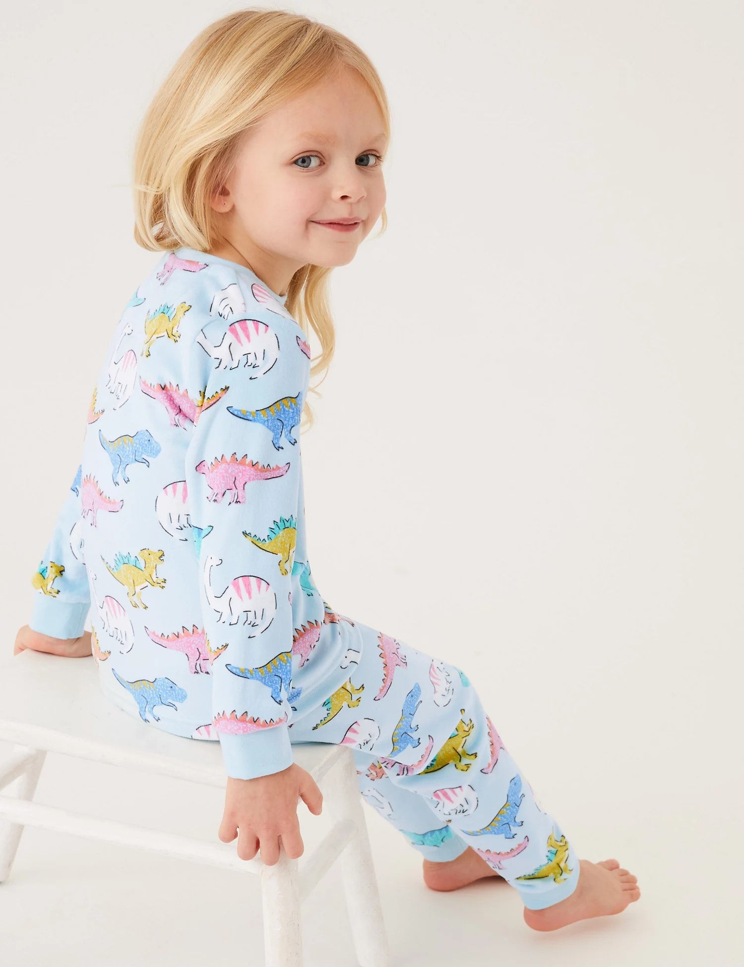 Velour Dinosaur Pyjamas