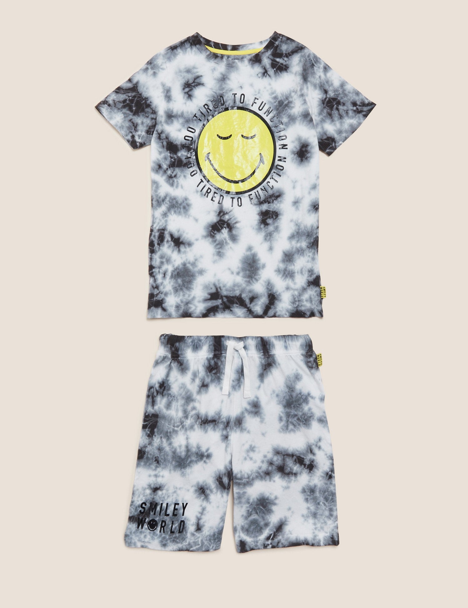 SmileyWorld® Tie Dye Short Pyjama Set