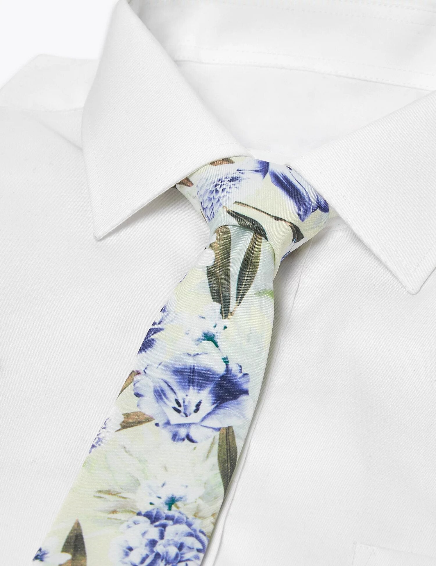 Skinny Floral Tie