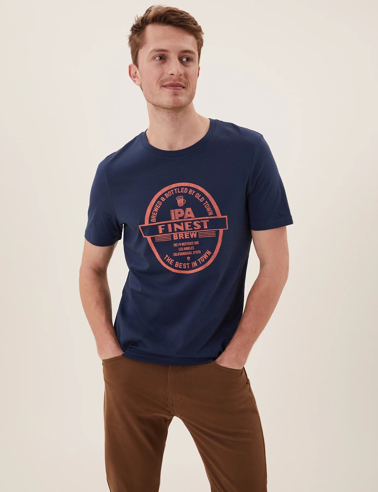 Pure Cotton IPA Graphic T-Shirt